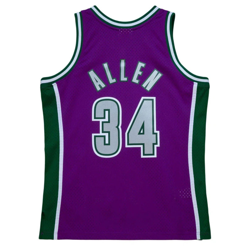 Milwaukee Bucks Swingman Jersey Ray Allen 2001 02 | Stitched Jersey RTJS 11971 - image 2