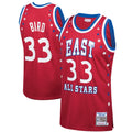 Larry Bird All Stars 1983 Red Hardwood Classics Swingman Basketball Jersey - image 1