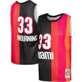 Men's Alonzo Mourning Miami Heat Mitchell & Ness NBA 2005-06 Black Alternate Throwback Swingman Jersey - image 1
