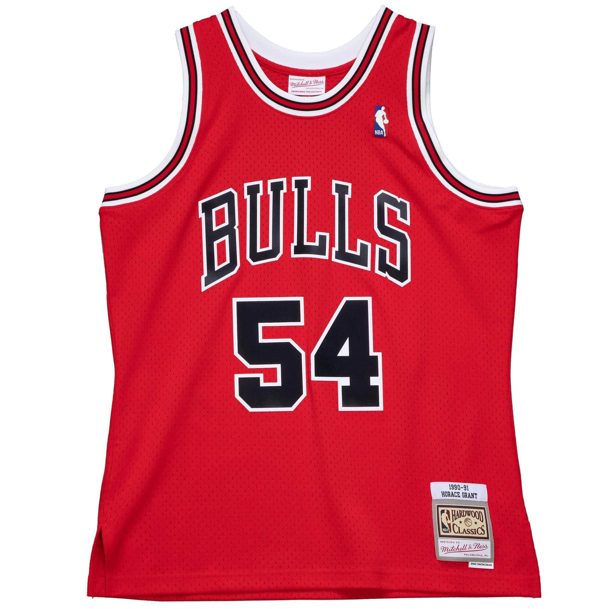 Mens Chicago Bulls Horace Grant Mitchell & Ness Red 1990-91 Hardwood Classics Swingman Jersey - image 2