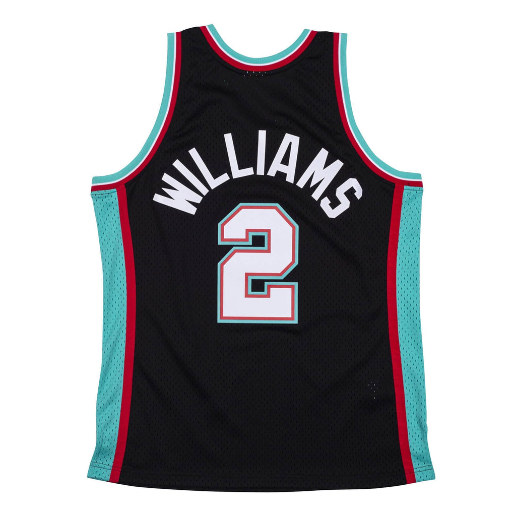 Memphis Grizzlies Jason Williams Black 2001-02 Hardwood Classics Swingman Jersey - image 1