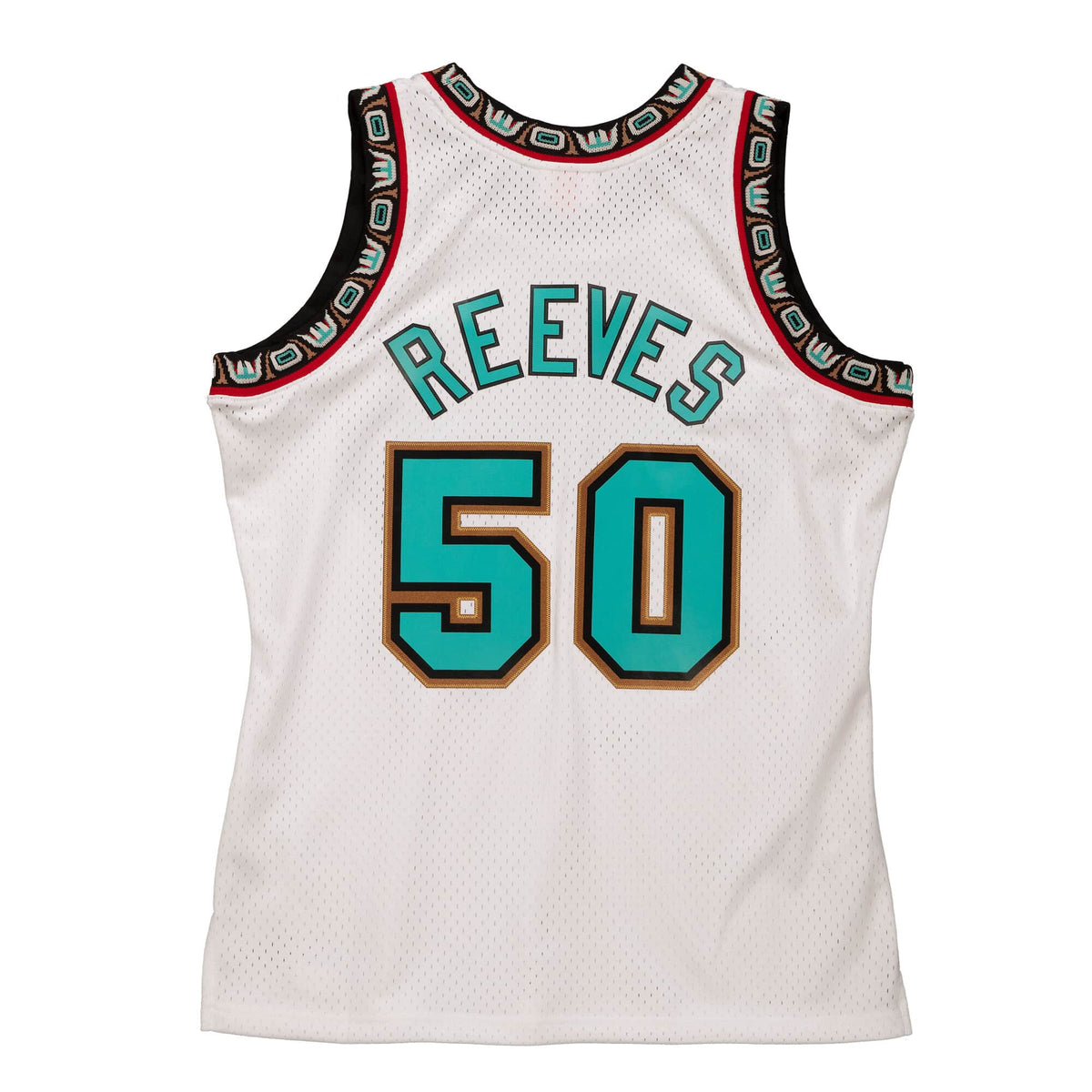 Vancouver Grizzlies Bryant Reeves White 1995-96 Hardwood Classics Swingman Jersey - image 2
