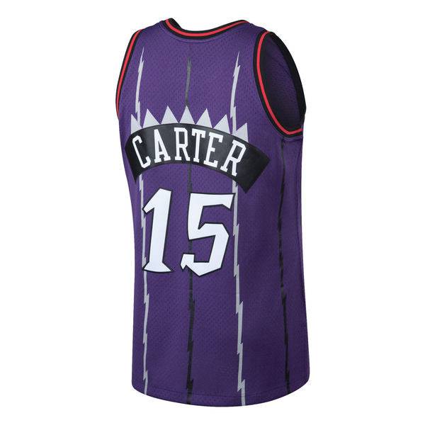 Men's Vince Carter Toronto Raptors Mitchell & Ness 1998-99 Hardwood Classics Swingman Jersey - Purple - image 3