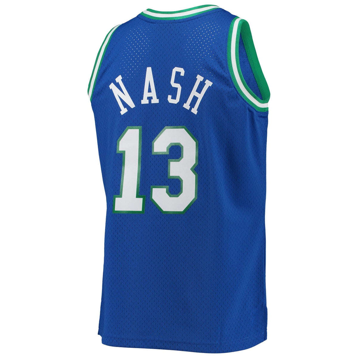 Men's Dallas Mavericks Steve Nash Mitchell & Ness Blue 1998-99 Hardwood Classics Swingman Jersey - image 3
