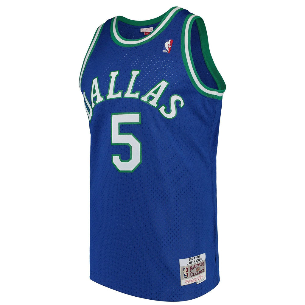 Men's Dallas Mavericks Jason Kidd Mitchell & Ness Blue Swingman Jersey - image 2