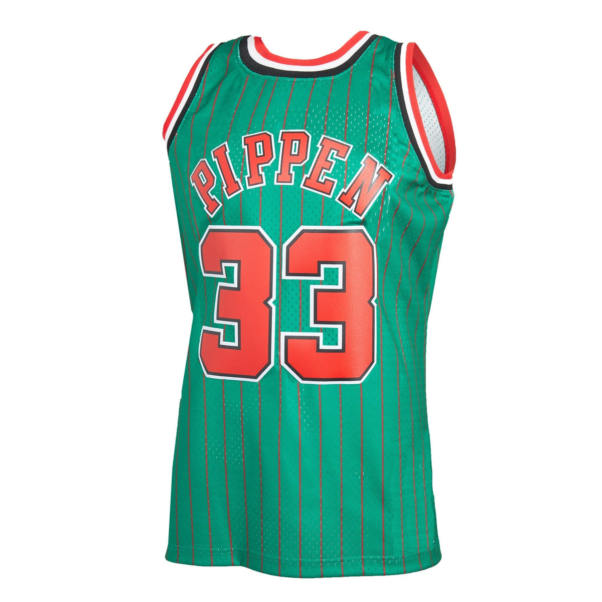 Men's Chicago Bulls Scottie Pippen Mitchell & Ness Green 1995-96 Hardwood Classics Reload 2.0 Swingman Jersey - image 3