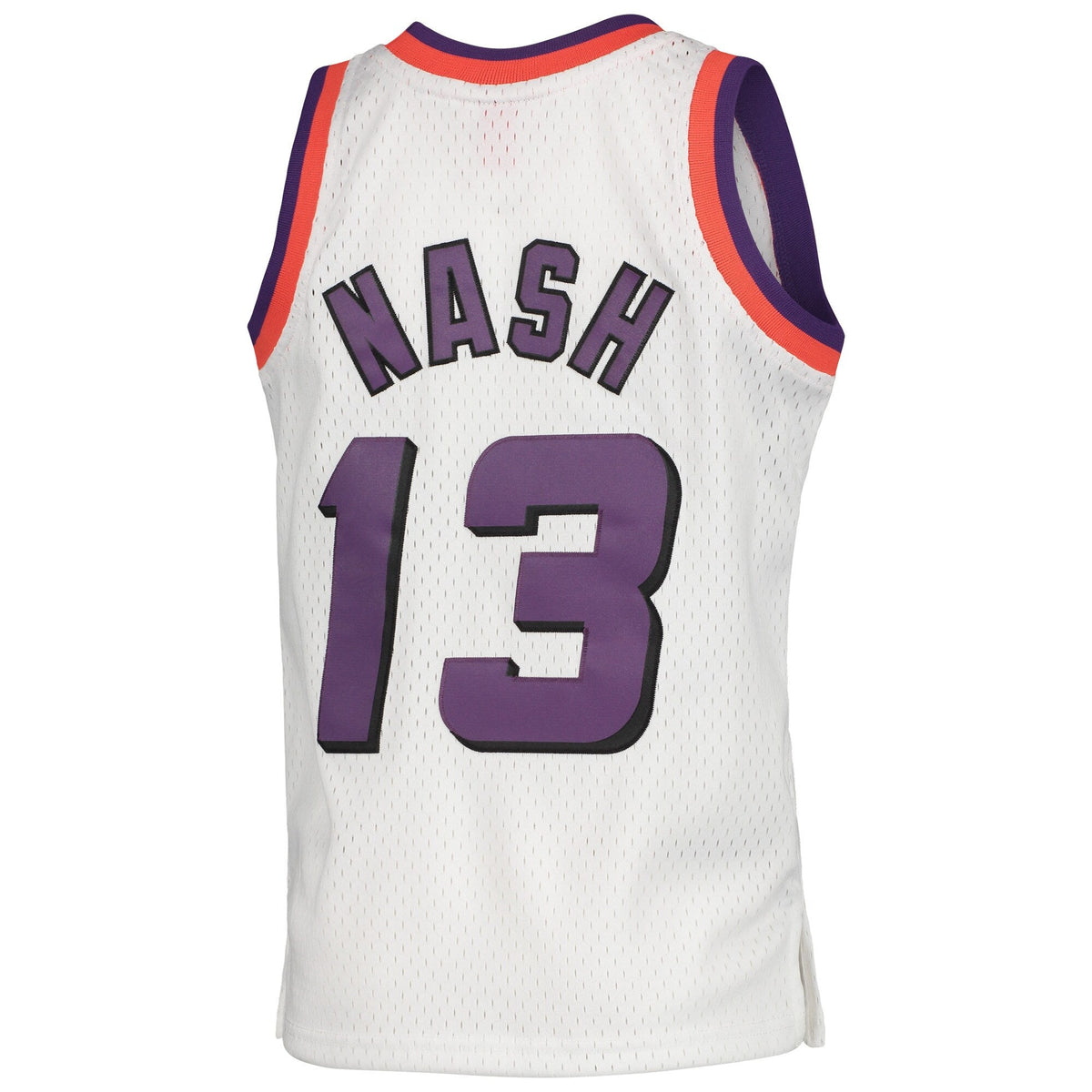 Phoenix Suns Steve Nash Mitchell & Ness White 1996-97 Hardwood Classics Swingman Jersey - image 3