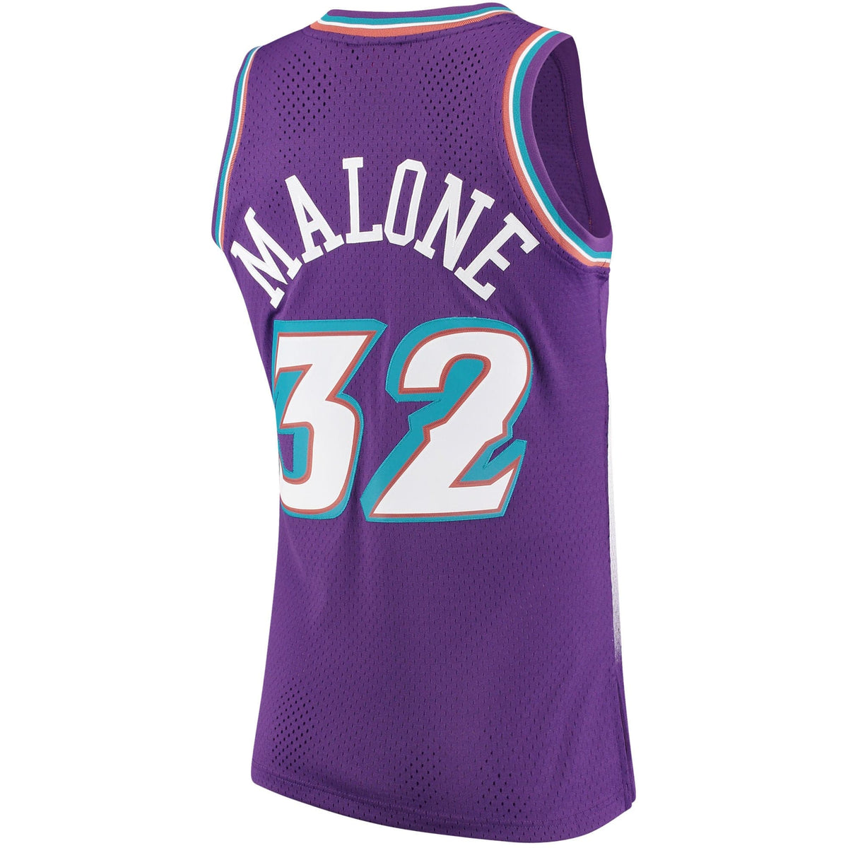 Men's Karl Malone Utah Jazz Mitchell & Ness 1996-97 Hardwood Classics Swingman Jersey - image 3