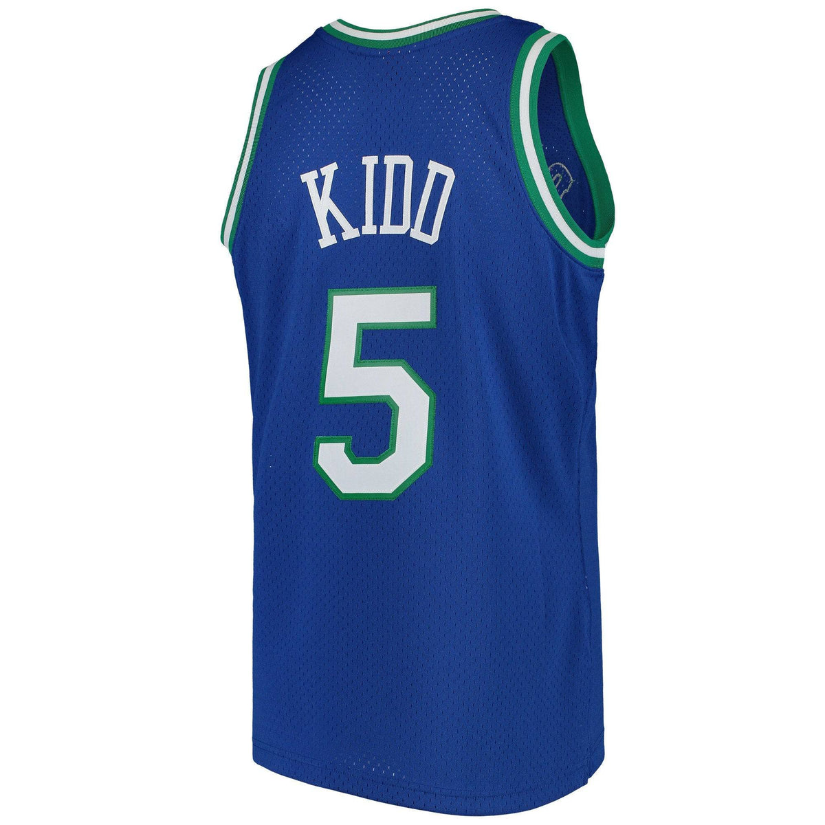 Men's Dallas Mavericks Jason Kidd Mitchell & Ness Blue Swingman Jersey - image 3