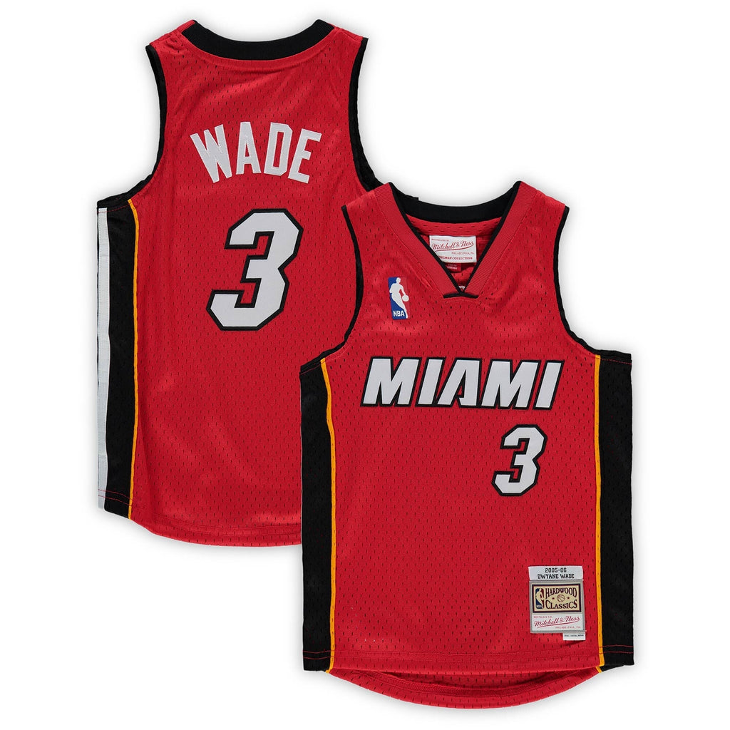 Dwyane Wade Miami Heat Mitchell & Ness Preschool 2005-06 Hardwood Classics Player Jersey - Red - image 1