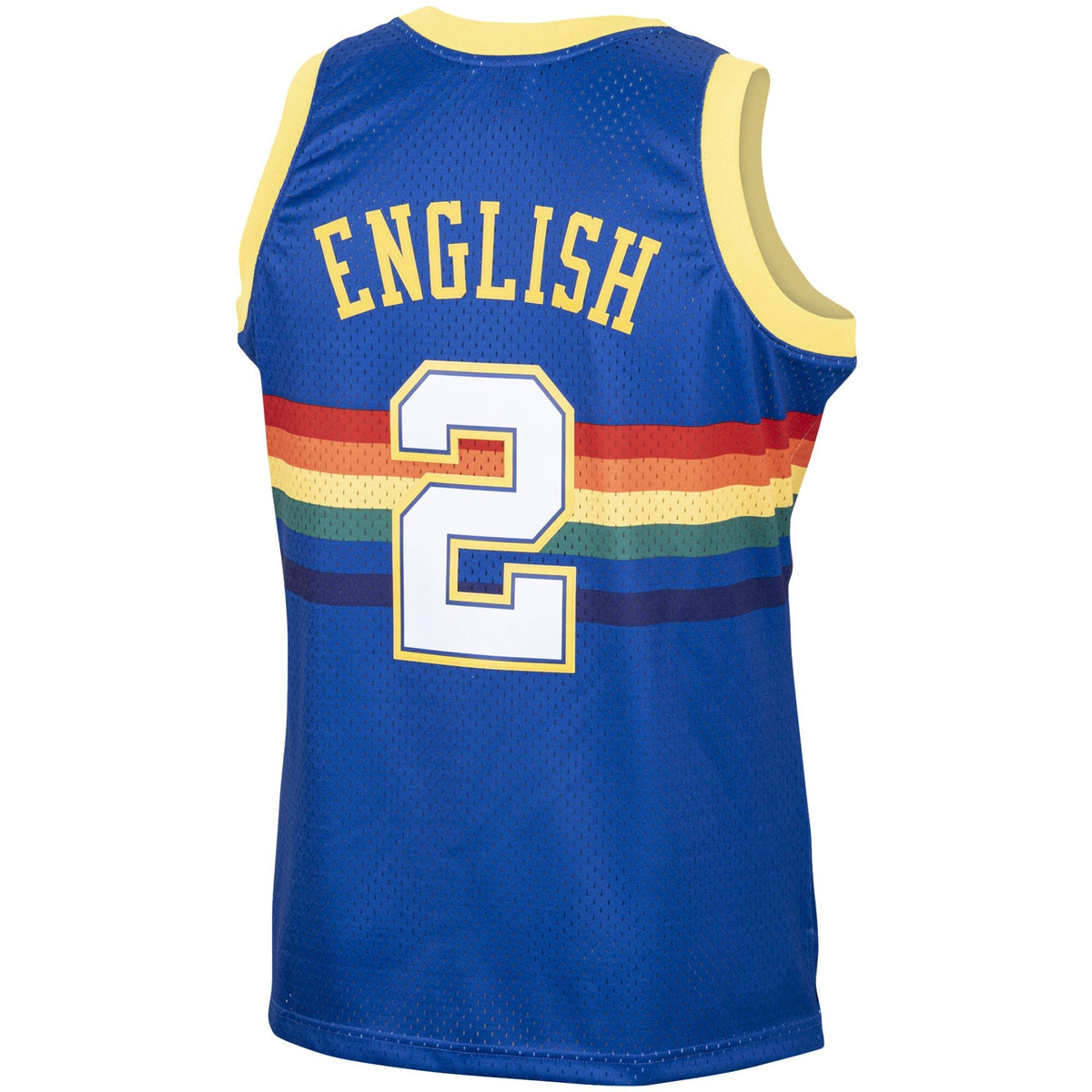 Men's Mitchell & Ness Alex English Royal Denver Nuggets 1987-88 Hardwood Classics Swingman Jersey - image 3