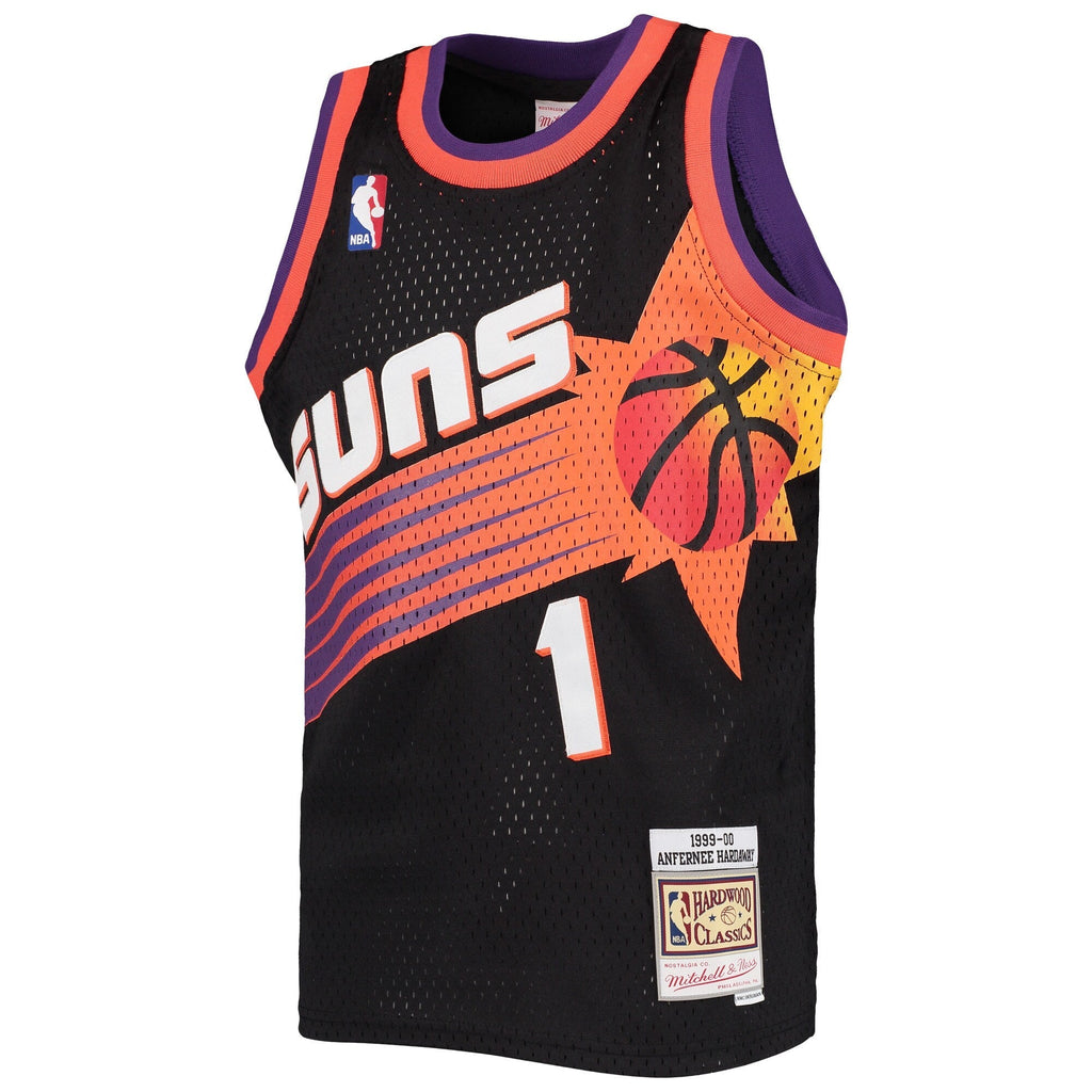 Phoenix Suns Anfernee "Penny" Hardaway Mitchell & Ness Black Hardwood Classics Swingman Jersey - image 2