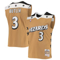 Men's Caron Butler Washington Wizards Mitchell & Ness 2007-08 Hardwood Classics Swingman Jersey - Gold - image 1