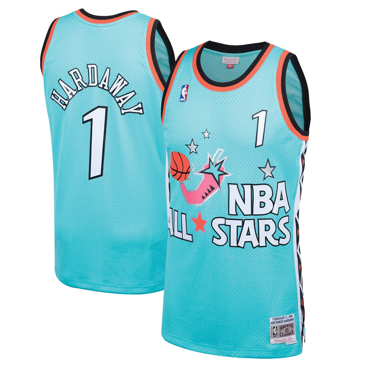 Men's Penny Hardaway Mitchell & Ness Eastern Conference 1996 All-Star Hardwood Classics Swingman Player Jersey - Teal - image 1