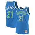 Mens Minnesota Timberwolves Kevin Garnett Mitchell & Ness Blue 1995-96 Hardwood Classics Swingman Jersey - image 1