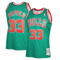 Men's Chicago Bulls Scottie Pippen Mitchell & Ness Green 1995-96 Hardwood Classics Reload 2.0 Swingman Jersey - image 1