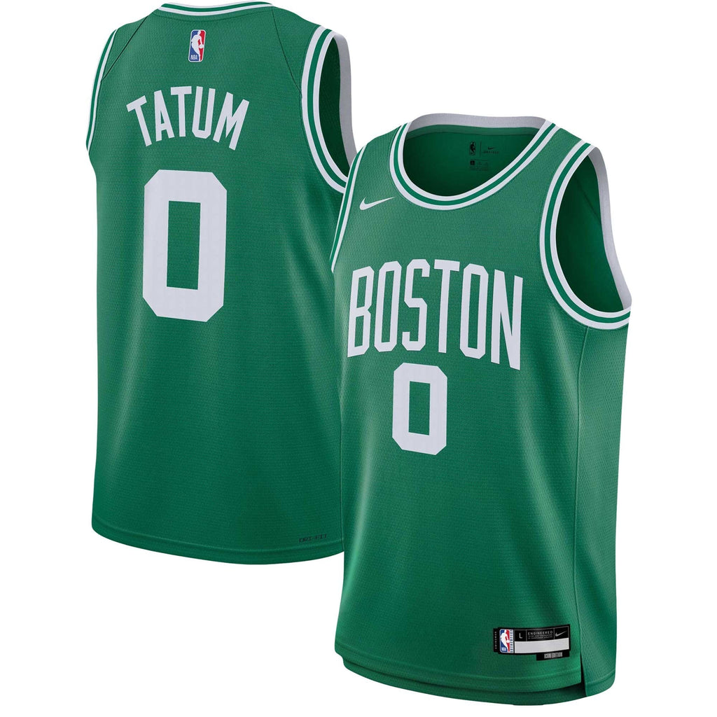 Boston Celtics Jayson Tatum Green Nike Swingman Icon Jersey - image 1