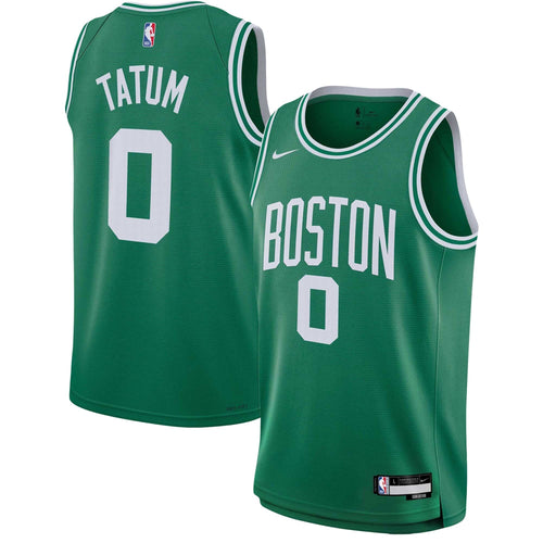 Boston Celtics Jayson Tatum Green Nike Swingman Icon Jersey - image 1