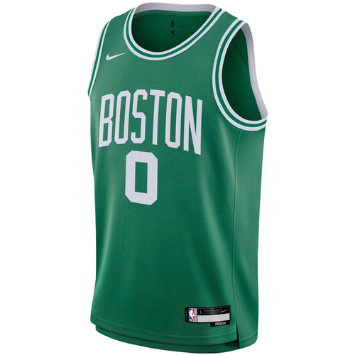 Boston Celtics Jayson Tatum Green Nike Swingman Icon Jersey - image 2