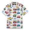 Cute Cartoon Vehicles Pattern Shirt – Toys Hawaiian Shirt
