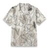 Abstract Line Floral Neutral Shirt – Minimalism Hawaiian Shirt