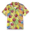 Watercolor Summer Citrus & Berry Fruit Shirt – Food Hawaiian Shirt