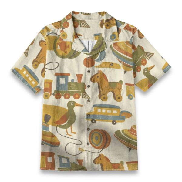 Vintage Wooden Toy Pattern Shirt – Toys Hawaiian Shirt