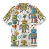 Cute Retro Robots Cartoon Pattern Shirt – Toys Hawaiian Shirt